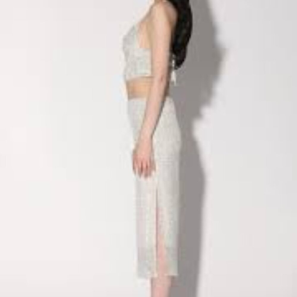 37 -NWT-WALTER BAKER CRISTA ICE SEQUIN SKIRT - Picture 4 of 6